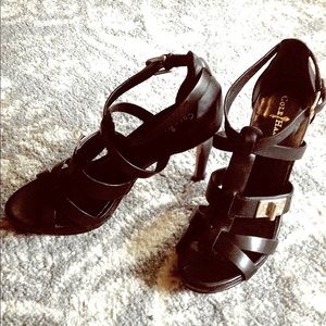 Beautiful Cole Haan strappy heels. Size 6 1/2.